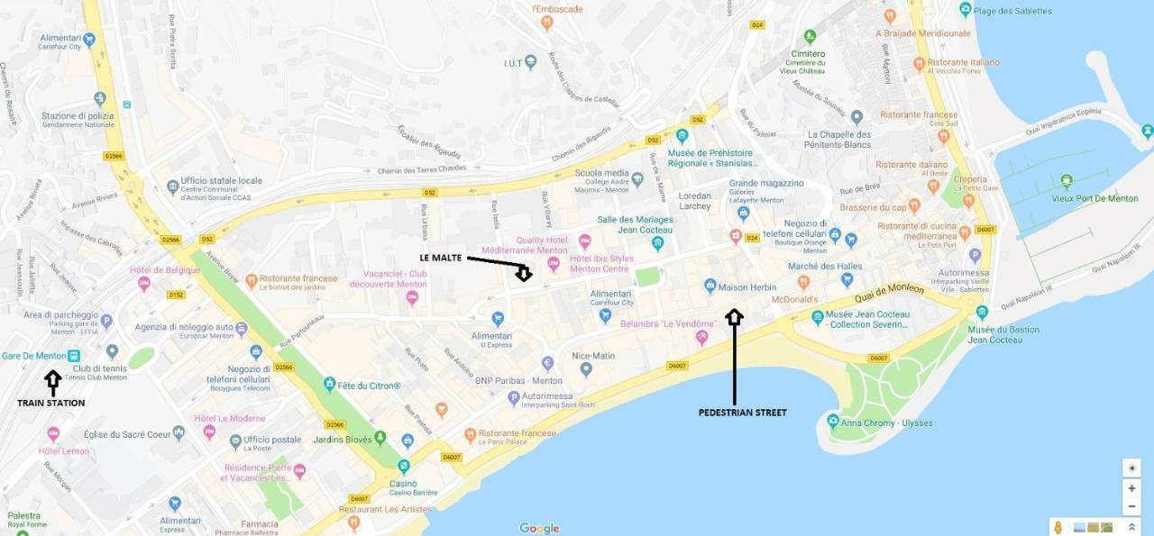Apartamento Le Malte Menton Exterior foto
